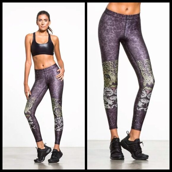 💕TEREZ💕 Crystal Leopard Leggings - Picture 1 of 16